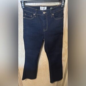 Frame Denim Le Crop Mini Boot‎ Jeans - Classic Blue